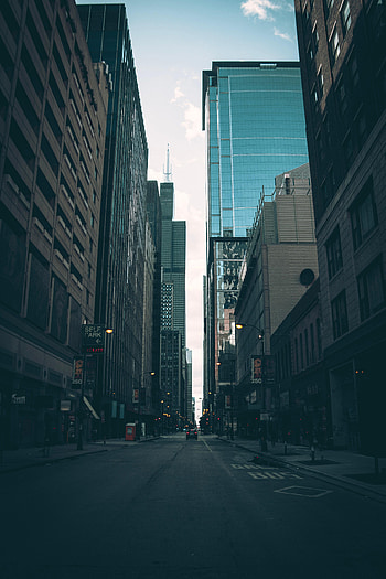 Cities, City, Building, Road, Car, Machine, Distance, Dahl HD phone wallpaper