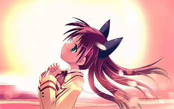 Anime, Dawn, Girl, Ears, Hope HD wallpaper