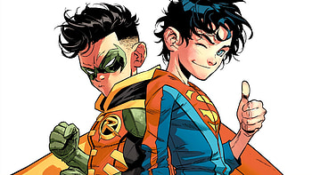 Super Sons, Super-Sons, Superboy, Jorge Jiménez, Robin (DC Comics) HD wallpaper