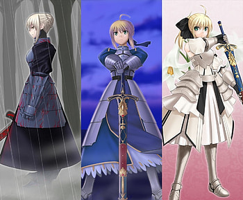 Another Saber, blue, black, excalibur, dark saber, knight, fate stay night, saber lily, caliburn, flower, game, rain, lily, dark, saber alter, saber, anime, king, light, red, arturia HD wallpaper