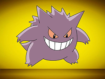 Pokemon, purple, gengar, ghost HD wallpaper