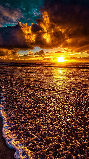 Sunset, Golden Sunset HD phone wallpaper