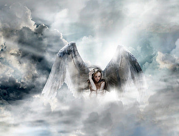 Lonely Angel, wings, angel, lonely, fantasy HD wallpaper