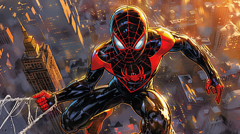 Miles Morales Spider-Man Comic, Comic, spider man, Miles Morales HD wallpaper