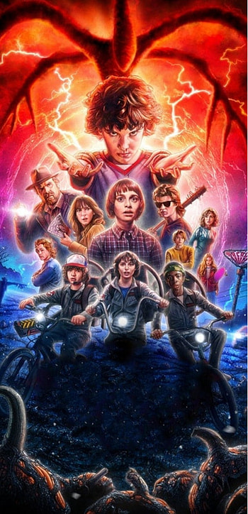 Stranger things, art, supernatural_creature, season4, Strangerthings, el, strangerthingsseason4 HD phone wallpaper