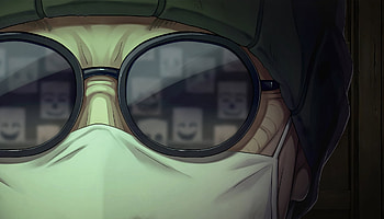 of Emio - The Smiling Man from Famicom Detective Club, video game, Emio - The Smiling Man: Famicom Detective Club, sunglasses HD wallpaper