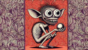 Gollum-Inspired Fantasy Art, Gollum, goblin, illustration, whimsical, fantasy HD wallpaper