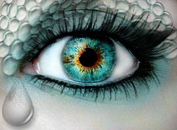 PEARL OF THE MERMAID, EYE, PEARL, FEMALE, MERMAID HD wallpaper