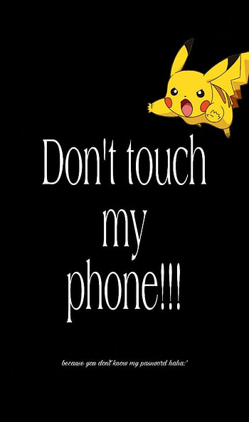 Don't touch my HD phone wallpaper