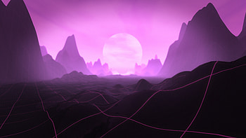 Purple Vaporwave , vaporwave, synthwave, artist, artwork, digital-art HD wallpaper