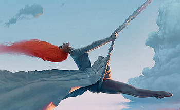 swing, girl, pretty, heaven HD wallpaper