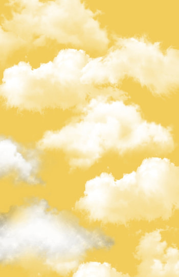 Yellow clouds, cloud, sky HD phone wallpaper