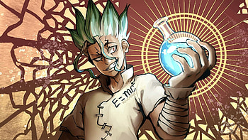 Dr.STONE Anime, Science vs Stone, Post-apocalyptic world, Mind-bending plot HD wallpaper