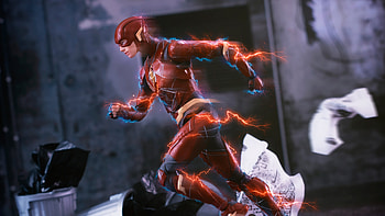 Flash Run , flash, superheroes, artwork, artist, flickr HD wallpaper