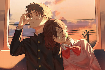 Ken Takakura and Momo Ayase, Anime, Dandadan, Momo Ayase, Ken Takakura HD wallpaper