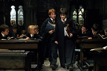 Harry Potter trio, Ron Weasley, Rupert Grint, Daniel Radcliffe HD wallpaper