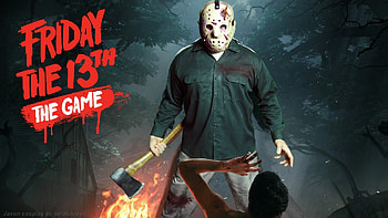 Played around with the main from the upcoming Friday the 13th The Game. Matched Jason Voorhees' main pose with my Jason IV costume and shopped it into ... HD wallpaper