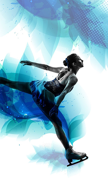 Figure skating , Background HD phone wallpaper