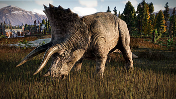 Triceratops, Jurassic World Evolution 2, Video game trailers, Dinosaur theme HD wallpaper