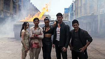 Pearl Thusi Francesca Corney Iko Uwais Lewis Tan Rhatha Phongam Fistful Of Vengeance HD wallpaper