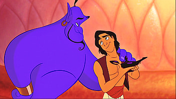 Aladdin and Genie, Aladdin HD wallpaper