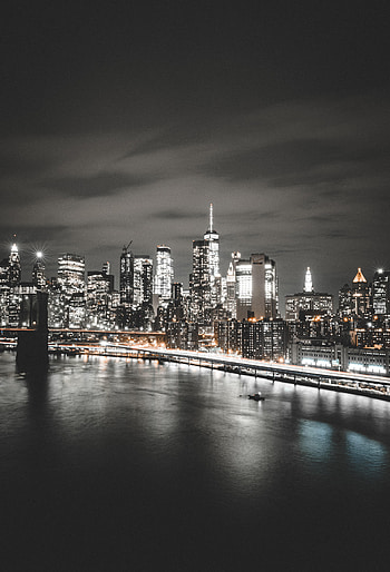 Cities, City, Building, Lights, Coast, New York HD phone wallpaper