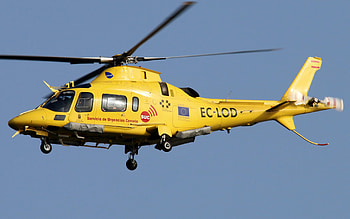 Agusta A109E Power, Inaer, yellow helicopter, AW109 Power, modern helicopters, multi-role helicopters HD wallpaper