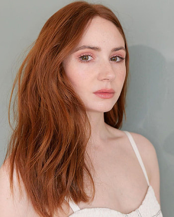 Karen Gillan, eye, nose, Hollywood actress HD phone wallpaper