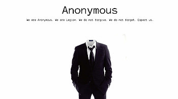 Anonymous Quote, quote, coat, anonymous, suit HD wallpaper