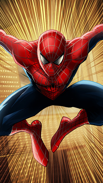 Comic, spider man HD phone wallpaper