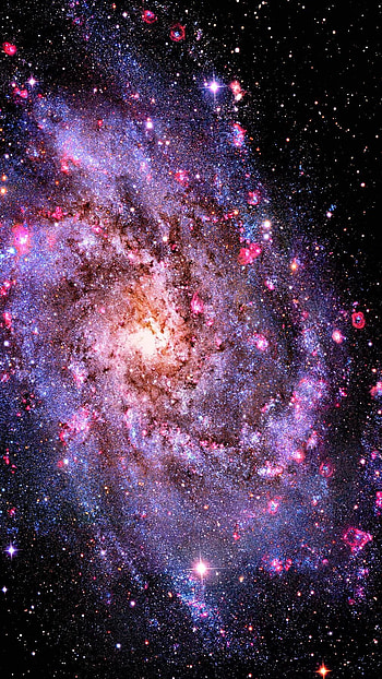 Galaxy, Space Stars HD phone wallpaper
