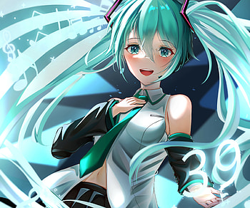 Hatsune Miku, Hatsune Miku, Anime, Vocaloid HD wallpaper
