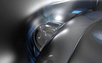 Smoke, Shine, Light, 3D, Metal, Silver HD wallpaper