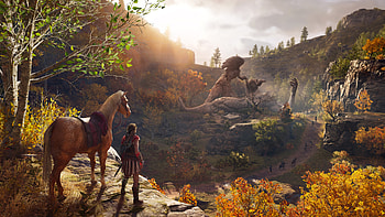 Assassins Creed Odyssey Fallen God Artwork , assassins-creed-odyssey, assassins-creed, 2018-games, games, artwork, artist, digital-art HD wallpaper