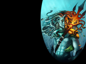 Wicked Neptune, god, fantasy, wicked, neptune HD wallpaper