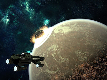 impact, space, observing, space travel, scifi HD wallpaper