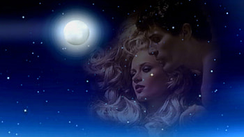 ~*~ Love Melody ~*~, , ful moon night, romantic couple, love fantasy, magic night HD wallpaper