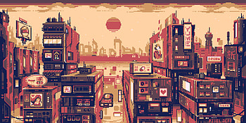 New Dawn, 8-bit, artist, artwork, digital-art, artstation HD wallpaper