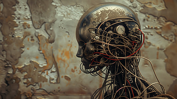 Futuristic Robot: Sci-Fi, Sci Fi, robot, cyborg, technology, sculpture HD wallpaper