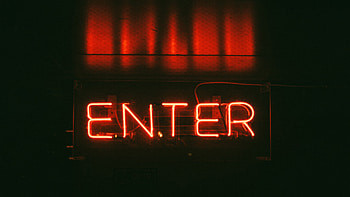 neon, graphy, Signs, Enter / and Mobile Backgrounds HD wallpaper