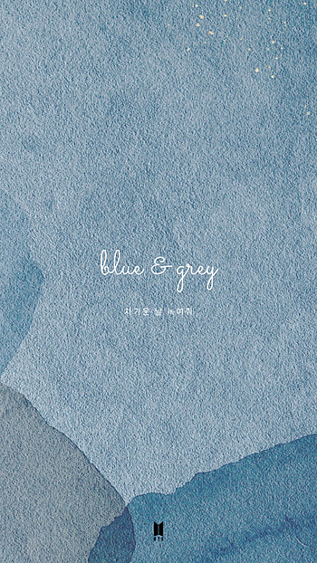Blue and grey, bts HD phone wallpaper