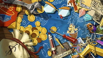 Preview sly cooper, thieves in time, wrench, screwdriver, coin HD wallpaper