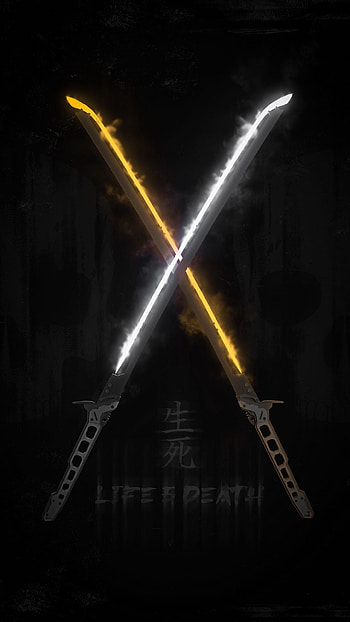 Swords, sword, yellow, blade HD phone wallpaper