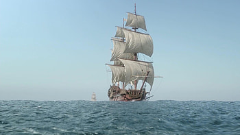 Jackdaw Ship, Behind the stormy scenes HD wallpaper