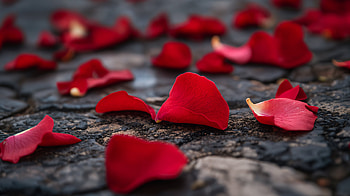 Elegant Rose Petals - Ultra, rose petals, red, nature, decor HD wallpaper