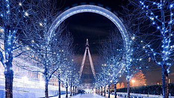 Ferris wheel, London, World travel HD wallpaper