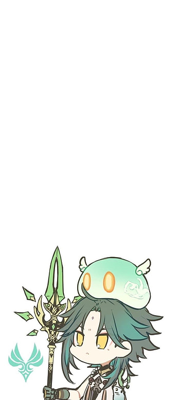 Chibi Xiao, adeptus, genshin, genshinimpact HD phone wallpaper