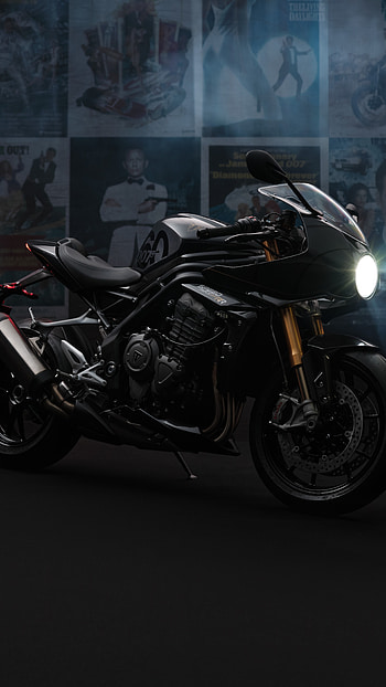 Triumph Speed Triple 1200 RR Bond Edition, vehicle HD phone wallpaper