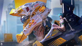 Neon Genesis Evangelion Anime , neon-genesis-evangelion, anime-girl, anime, artstation HD wallpaper
