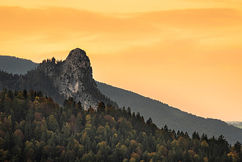 Nature, Trees, Mountains, Rocks, Forest, Slope HD wallpaper